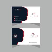 professional creative business card template vector