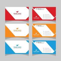 prefessonal create buisness card template vector