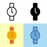 Illustration vector graphic of Watch Icon. Perfect for user interface, new application, etc