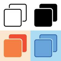 Illustration vector graphic of Copy Icon. Perfect for user interface, new application, etc