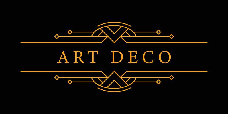 Art Deco vintage for copyspace. classy illustration ornament for text design. Retro party geometric background. Vector illustration for glamour style.