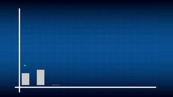 Animation of return on investment graph, business growth, investment concept video