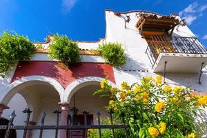 Mexico, Mazatlan, Colorful old city streets in historic city center photo