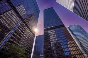 Scenic Toronto financial district skyline and modern architecture skyline photo