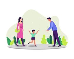 Parenting concept illustration vector