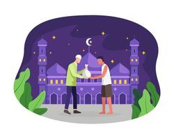 Ramadan illustration concept vector