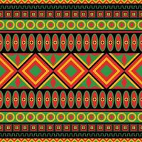 Pan African Color Seamless Pattern vector