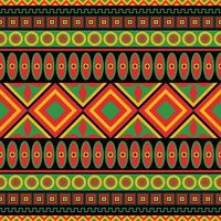 Pan African Color Seamless Pattern vector