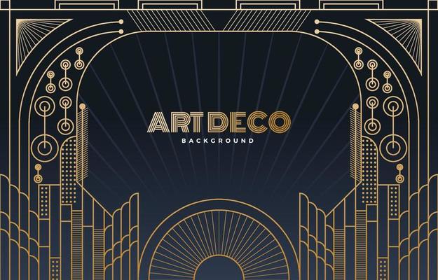 Art Deco Background Concept