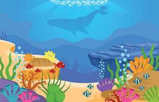 Ocean Magnificence Background vector