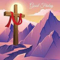 Good Friday Background vector