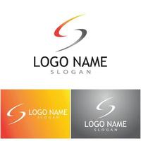 Business corporate S letter logo design vector