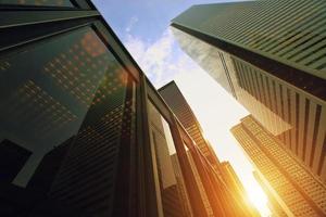 Scenic Toronto financial district skyline and modern architecture skyline photo