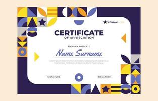 Certificate School Template vector