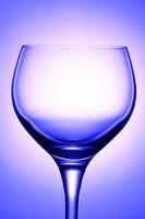 Wine glass silhouette photo