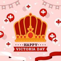 Happy Victoria Day Concept vector