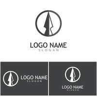 Trident Logo Template vector icon illustration design