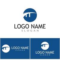 Bridge Logo Template vector icon illustration design