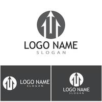 Trident Logo Template vector icon illustration design