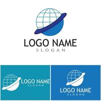 Technology logo template vector illustration