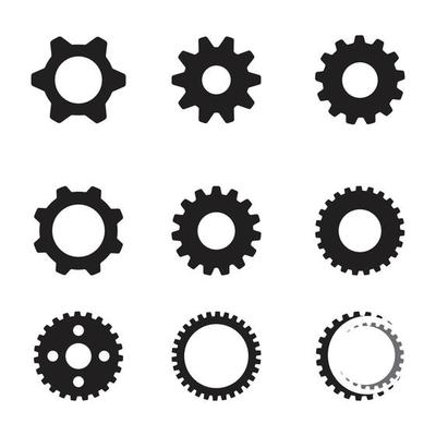 vector gear icons