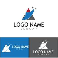 Futuristic Triangle Chain logo design inspiration vector