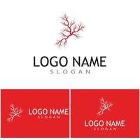 Veins Logo Template vector symbol medical design