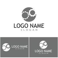 Gear Logo Template vector icon illustration design