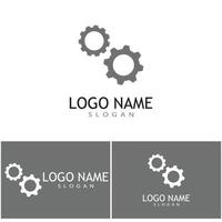 engranaje, logotipo, plantilla, vector, icono, ilustración, diseño vector