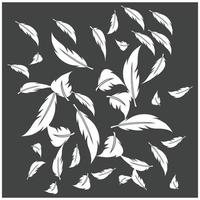Plumas logo plantilla vector símbolo naturaleza