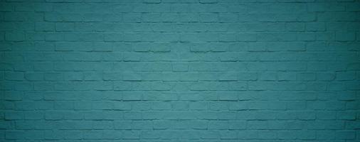 Modern blue brick wall texture for background photo