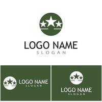 Military icon Vector Illustration design Logo template