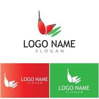 Goji berries logo. Isolated goji berries on white background vector