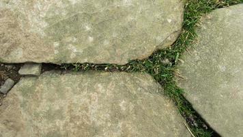 old cracked concrete. Grunge concrete cement wall with crack, for your design and background texture. stone walkway. concrete texture photo