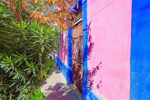 Scenic colorful colonial Merida streets in Mexico, Yucatan photo