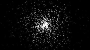 partícula blanca esparcida fondo del espacio foto