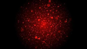 Red particle flare background for background concept photo