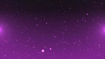 fondo de partículas púrpura con destellos en el fondo lateral foto