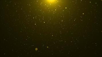 Gold particle flare background for background concept photo