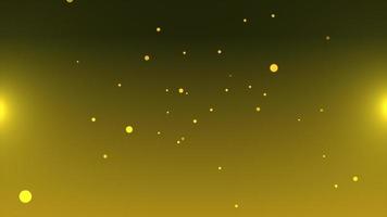 Gold particle flare background for background concept photo