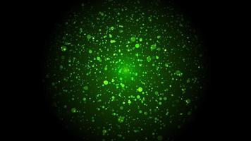 Green particle globe particle technology background photo