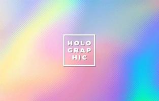 Colorful Holographic Background Concept vector