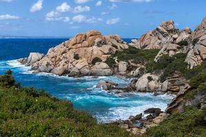 la costa de capo testa cerdeña foto