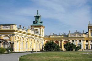 Warsaw, Poland, 2014. Approach to Wilanow Palace in Warsaw photo