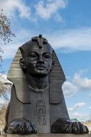 LONDON, UK, 2019. The Sphinx on the Embankment in London on March 11, 2019 photo