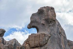 Rock Face at Capo Testa Sardinia photo