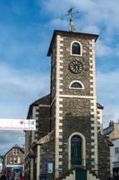 keswick, cumbria, reino unido, 2015. vista del centro de información en keswick, cumbria el 30 de agosto de 2015. personas no identificadas foto