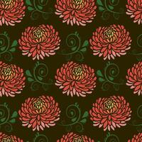 Seamless pattern, floral wallpaper, seamless floral pattern. photo