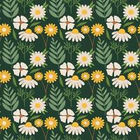 Seamless pattern, floral wallpaper, seamless floral pattern. photo