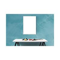 Blank posters, clean and separate paper to present advertisements. photo